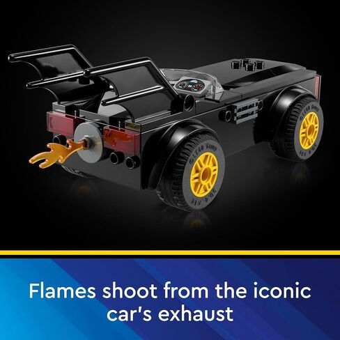 LEGO DC Batmobile Pursuit: مجموعة لعب Batman vs. The Joker 76264 DC Super Hero القابلة للبناء، سريعة وممتعة لبناء لعبة Batmobile مع إمكانيات لعب لا نهاية لها، لعبة سيارة باتمان للأطفال من سن 4 سنوات فما فوق in Saudi Arabia