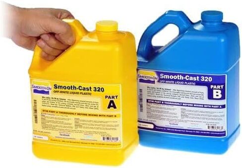 Smooth-Cast 320 - بلاستيك سائل أبيض أوف وايت، منخفض اللزوجة للغاية - وحدة جالون in Kuwait