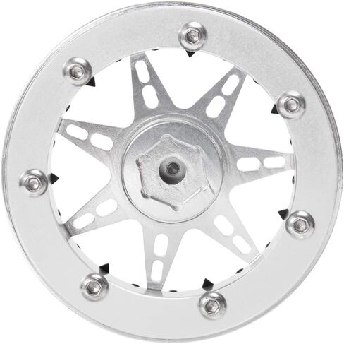 مجموعة إطارات عجلات معدنية من الخرز Que-T مقاس 2.2 بوصة لزاحف RC 1/10 TRX4 SCX10 90046 حزمة من 4 قطع (أزرق وأسود) in Kuwait