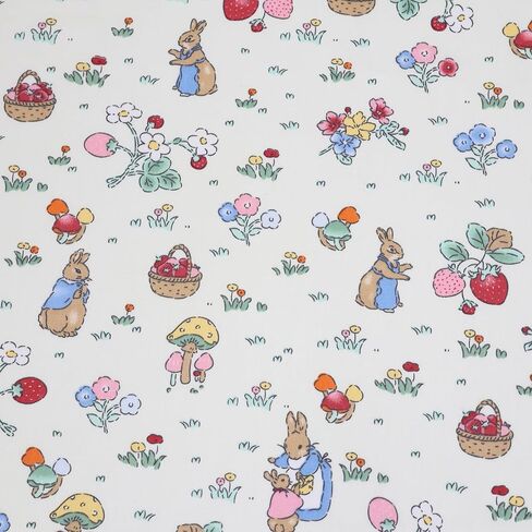 Colorful Floral Cotton Fabric by The Yard, Blooms Blossoms Garden Oil Painting Style Print Quilting Fabric for Sewing, Upholstery, Arts & Crafts Decor, 36" x 63", Green Pale Yellow Blue in Kuwait