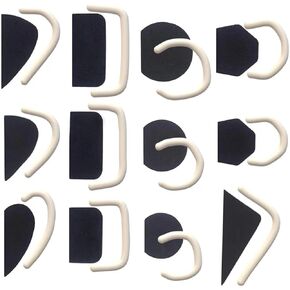 12 قطعة من اشكال مقابض الاكواب من الصلصال لتشكيل مقبض الكوب الفخار، قوالب مقبض الكوب باشكال واحجام مختلفة in Kuwait