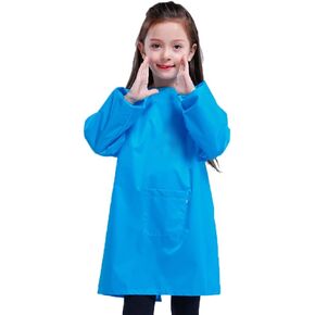 Huahui Kids Art Smock Waterproof Child Artist Painting Apron for Girls and Boys Toddlers Age 2-12