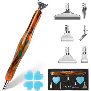 WELYEA Diamond Painting Pens - 4 Pack Diamond Painting Tools and Accessories Handmade Art Resin Pens Different Pen Tips Diamond Paintings Craft for Hobby Adults Kids Beginner in Saudi Arabia