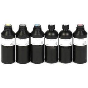 حبر Punehod UV 500 مل حبر طابعة أبيض UV لطباعة الأكريليك والخشب والزجاج وحافظات الهاتف والهدايا التذكارية in Kuwait