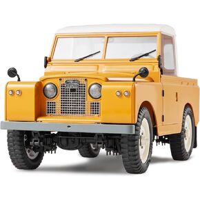 BEEZRC FMS 1/12 RC Crawler Land Rover Series II RC RTR 4WD 2.4G Model Car Hobby RC Crawler RC Cars Offroad RC Truck Remote Control Car with Transmitter LED Lights for Adults(Blue)