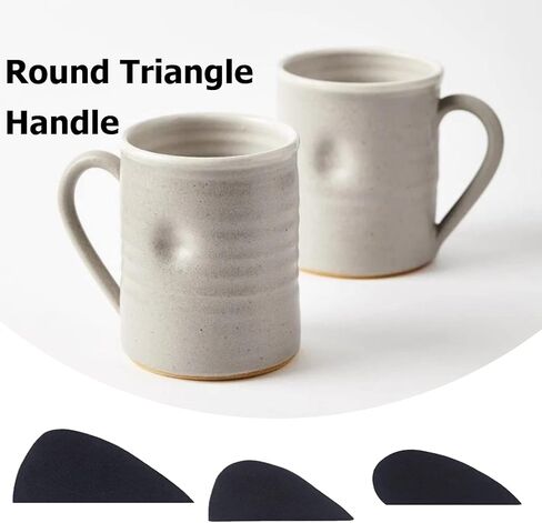 12 قطعة من اشكال مقابض الاكواب من الصلصال لتشكيل مقبض الكوب الفخار، قوالب مقبض الكوب باشكال واحجام مختلفة in Kuwait