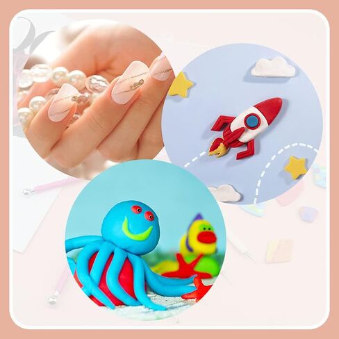 LOKUNN 14 Pcs Dotting Tools Embossing Tool Dotting Tools Set Rock Painting in Kuwait