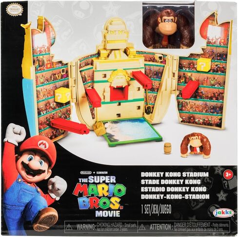 The Super Mario Bros. Movie Donkey Kong Mini Basic Playset arena wave 2 in Kuwait