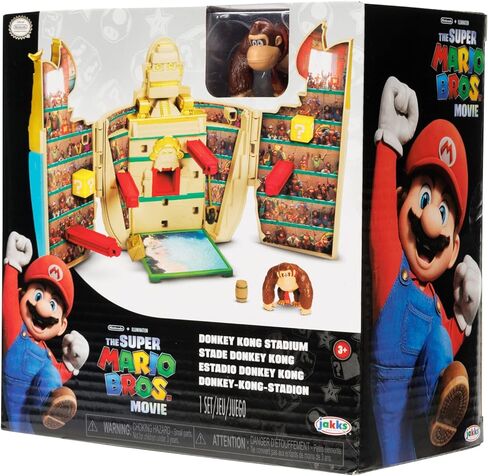 The Super Mario Bros. Movie Donkey Kong Mini Basic Playset arena wave 2 in Kuwait
