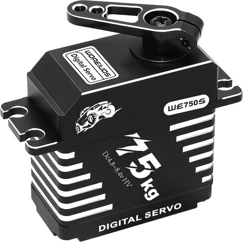 WOAEIUOS Baja Servo 75 كجم RC أجهزة رقمية مقاومة للماء أجهزة معدنية كاملة لسيارة 1/10 1/8 1/5 Redcat HPI Baja 5B SS RC سيارة in Kuwait