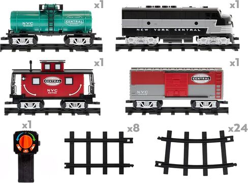 Lionel New York Central Ready-to-Play Set, Battery Powered Model Train Set with Remote in Saudi Arabia
