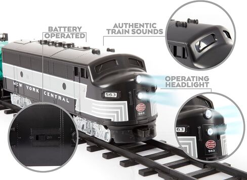 Lionel New York Central Ready-to-Play Set, Battery Powered Model Train Set with Remote in Saudi Arabia