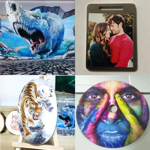 حبر Punehod UV 500 مل حبر طابعة أبيض UV لطباعة الأكريليك والخشب والزجاج وحافظات الهاتف والهدايا التذكارية in Kuwait