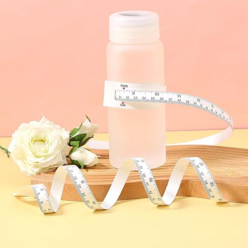 قطعتان من شريط قياس بهلوان فراغات التسامي، جهاز قياس العرض الدقيق من البلاستيك، شريط قياس أبيض لقياس محيط الكوب، شريط سنتيمتر يستخدم لملحقات التسامي بالضغط الحراري للفرن in Kuwait