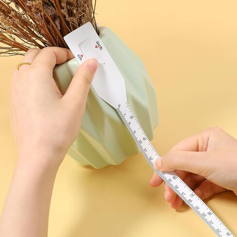 قطعتان من شريط قياس بهلوان فراغات التسامي، جهاز قياس العرض الدقيق من البلاستيك، شريط قياس أبيض لقياس محيط الكوب، شريط سنتيمتر يستخدم لملحقات التسامي بالضغط الحراري للفرن in Kuwait