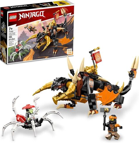 LEGO NINJAGO Cole’s Earth Dragon EVO 71782, Upgradable Action Toy Figure for Boys and Girls with Battle Scorpion Creature and 2 Minifigures, 2023 Playset in Saudi Arabia