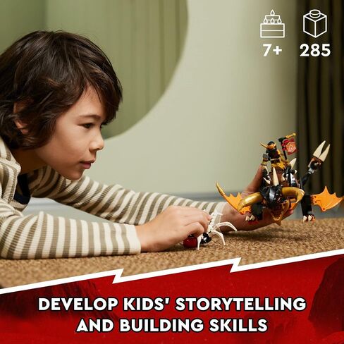 LEGO NINJAGO Cole’s Earth Dragon EVO 71782, Upgradable Action Toy Figure for Boys and Girls with Battle Scorpion Creature and 2 Minifigures, 2023 Playset in Saudi Arabia