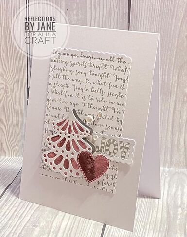 Alinacutle 5/PK-Rectangle, Scallops Border Nesting Frame Die Cut, Card Background Metal Cutting Die, Card Frame Die Set,Paper Craft Die-Cuts,DIY Card Metal Punch Template,Classic Nesting Frames in Kuwait