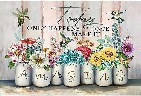 Stamping Cross Stitch Kit, Hummingbird and Flower Counting Cross Stitch Kit for Adult Beginners, Full Line DIY Cross Stitch Stitching Kit for Home Decor Cross Stitch Patterns 11.8x15.7 inches in Kuwait