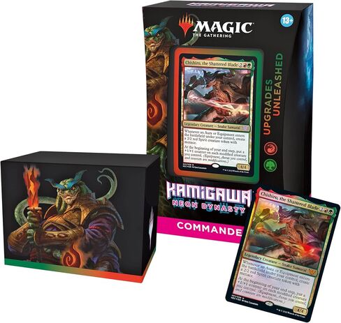Magic: The Gathering Kamigawa: Neon Dynasty Commander Deck – Upgrades Unleashed (Red-Green) | Minimal Packaging Version in Saudi Arabia