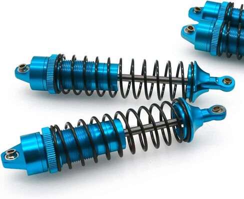 RCAWD Big Bore Full Aluminum Shocks for Traxxas Slash 4WD 4x4 Upgrades Parts, 1/10 Traxxas Stampede 4WD 4x4,Traxxas Hoss 4WD 4x4,Traxxas Rustler 4WD 4x4(Black) in Kuwait