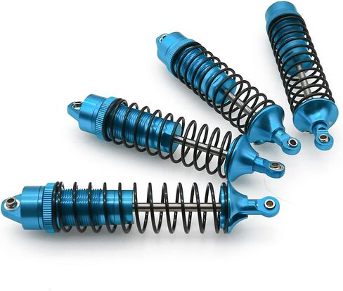 RCAWD Big Bore Full Aluminum Shocks for Traxxas Slash 4WD 4x4 Upgrades Parts, 1/10 Traxxas Stampede 4WD 4x4,Traxxas Hoss 4WD 4x4,Traxxas Rustler 4WD 4x4(Black) in Kuwait