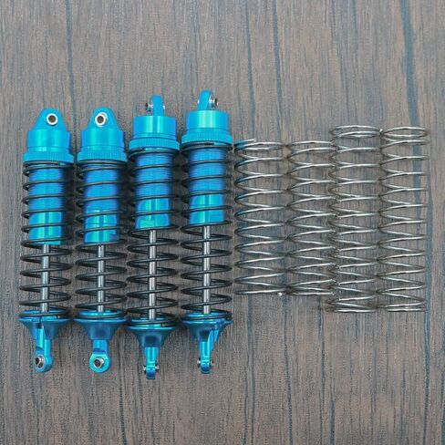 RCAWD Big Bore Full Aluminum Shocks for Traxxas Slash 4WD 4x4 Upgrades Parts, 1/10 Traxxas Stampede 4WD 4x4,Traxxas Hoss 4WD 4x4,Traxxas Rustler 4WD 4x4(Black) in Kuwait