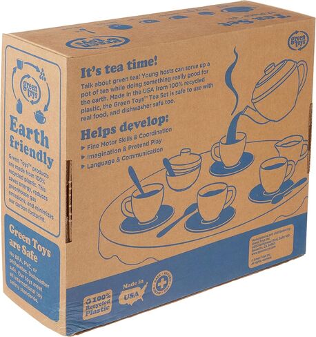 Green Toys Tea Set Blue - CB2 in Saudi Arabia