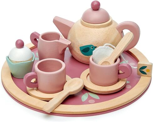 Tender Leaf Toys - Birdie Tea Set - Realistic Teapot, Cups and Treats for Pretend Afternoon Tea Party - Social, Creative, and Imaginative Development - Learning Role Play - Age 3+ in Saudi Arabia