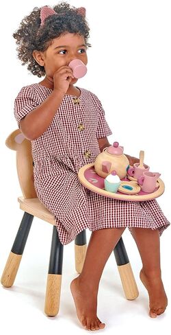 Tender Leaf Toys - Birdie Tea Set - Realistic Teapot, Cups and Treats for Pretend Afternoon Tea Party - Social, Creative, and Imaginative Development - Learning Role Play - Age 3+ in Saudi Arabia