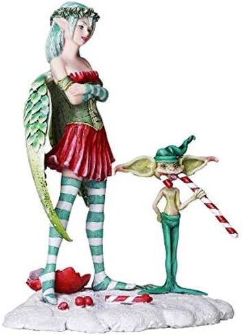 تمثال زخرفي من Pacific Giftware Christmas Fairy Collectible The Naughty List للفنانة Amy Brown، ارتفاع 17.78 سم in Saudi Arabia