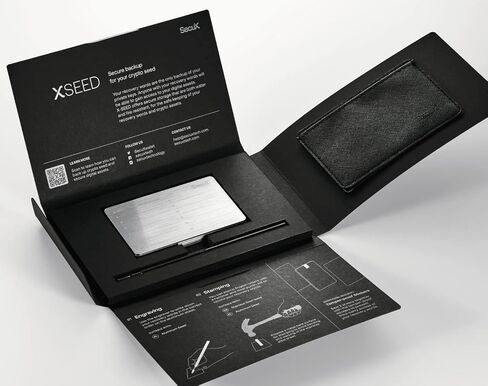 BitcoinMerch.com - SecuX XSEED Crypto Mnemonic Seed العبارة الرئيسية النسخ الاحتياطي/الاسترداد للعملات المشفرة بيتكوين إيثريوم in Kuwait
