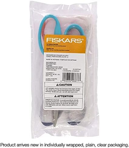 Fiskars 5 Inch Blunt-tip Kid Scissors, Blue in Saudi Arabia