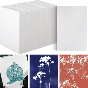 Cholemy 120 Pcs Foam Printing Plates 4 X 6 Inches White 1/20 Inch Thick in Saudi Arabia