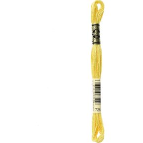 DMC 117-726 Six Strand Embroidery Cotton Floss, Light Topaz, 8.7-Yard in Kuwait