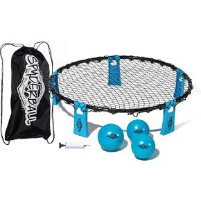 Franklin Sports Spyderball Game Set - Includes 3 Balls, Carrying Case and Rules - Played Outdoors, Indoors, Yard, Lawn, Beach - Durable Tight Net in Kuwait