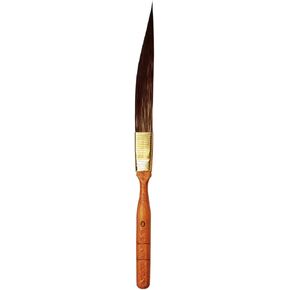 da Vinci Graphic Design Series 701 Pinstriping Brush, Straight Sword-Shaped Kazan Squirrel Hair with Cedar Imitation Handle, Size 2 (701-02)
