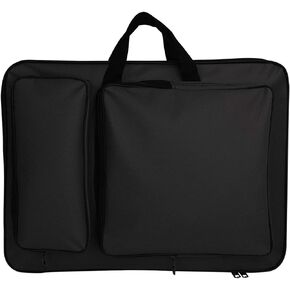Waterproof Art/Craft Supplies Storage Tote Bag Artist Travel Portfolio Carrying Bag Case Painting Box Large Messenger Bag for Painting Brushes Pencils Palette Paints Sketchbook