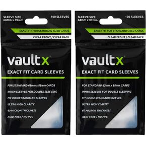 أكمام بطاقات التداول Vault X ذات ملاءمة دقيقة - أكمام داخلية عالية الوضوح ومناسبة تمامًا لحماية والحفاظ على ألعاب اللوحة وألعاب بطاقات التجميع والتداول (500 حزمة) in Kuwait
