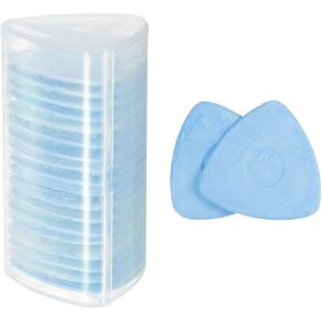 HARFINGTON 20pcs Tailors Chalk, Triangle Sewing Chalk, Washable Fabric Marker for Sewing Supplies Accessories, White