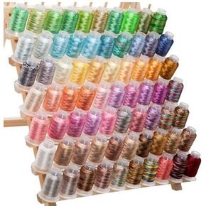 70 Spools Variegated Embroidery Machine Thread in Saudi Arabia