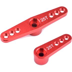 25T ذراع مؤازر من الألومنيوم بوق مؤازر أذرع توجيه لـ Futaba Savox Power HD HSP MG995 MG996 محرك سيرفو 1/8 1/10 RC سيارة شاحنة in Kuwait