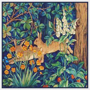 Orenco Originals Forest Rabbits by William Morris Counted Cross Stitch Pattern in Saudi Arabia
