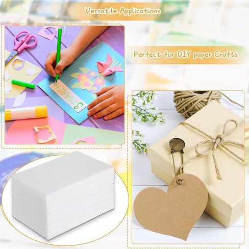 Cholemy 120 Pcs Foam Printing Plates 4 X 6 Inches White 1/20 Inch Thick in Kuwait
