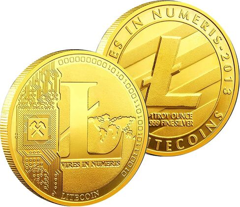 Bitcoin (BTC) Ethereum (ETH) Litecoin (LTC) Dogecoin (Doge) Commemorative Coins with Protective Case - Protective Collectible Gifts. | Blockchain Cryptocurrency | Chase Coin in Saudi Arabia