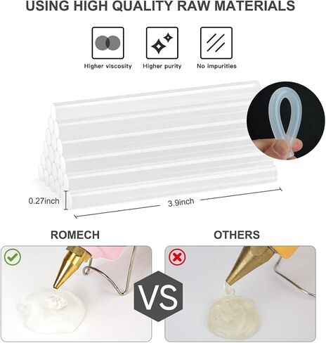 Arimilk Glue Gun-Craft مسدس الغراء الساخن، متعدد الألوان 6 قطع مجموعة مسدس الغراء الساخن الصغيرة، مع 20 عصا غراء للحرف المدرسية DIY الفنون إصلاحات المنزل السريعة، 20 واط (ب) in Kuwait
