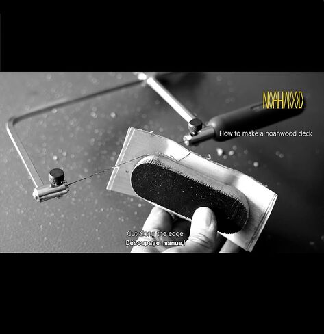 لوحة أصابع خشبية من NOAHWOOD كاملة NW8.0 360 قلاب King of Finger Deck + NW3.0 King Trucks فضية + عجلات سوداء NW3.0 (خشب القيقب الأسود، مجموعة 100 × 34 مم) in Kuwait
