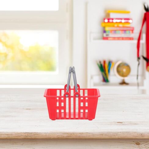 Toddmomy Mini Toys Shopping Cart 20Pcs Mini Shopping Basket Mini Shopping Basket Small Retail Shopping Basket Grocery Basket with Handles for Girls Age 4-5 (Girls Age 4-5 Furniture Dolly in Kuwait