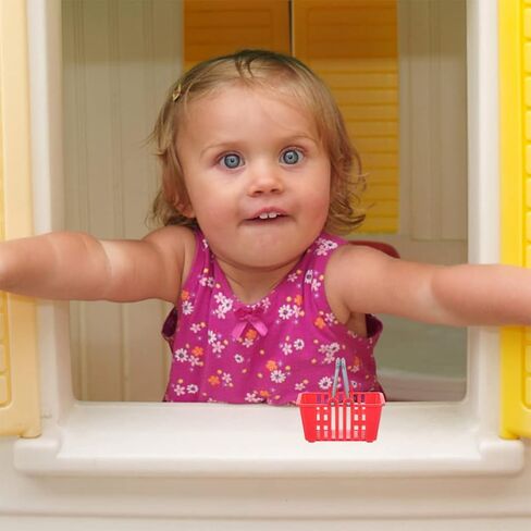 Toddmomy Mini Toys Shopping Cart 20Pcs Mini Shopping Basket Mini Shopping Basket Small Retail Shopping Basket Grocery Basket with Handles for Girls Age 4-5 (Girls Age 4-5 Furniture Dolly in Kuwait