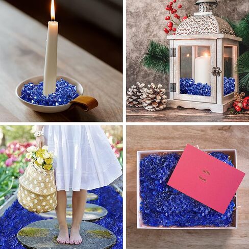 2.2 رطل من الزجاج اللامع للحرف اليدوية، فن الراتنج، رشات غير منتظمة 3-6 مم، رقائق ترتر لامعة لصناعة المجوهرات الفنية بنفسك، والديكور، وحشو المزهرية (المرآة) in Kuwait